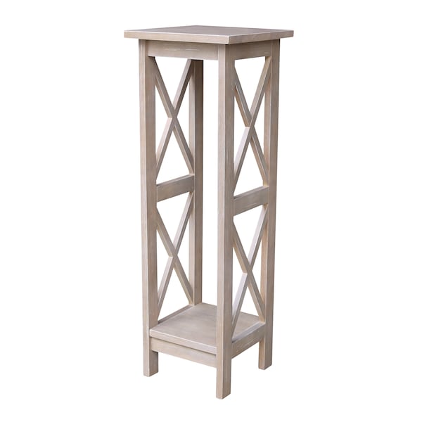 International Concepts Rectangle 36 in XSided Plant Stand, 12 in W X 12 in L X 36 in H, Wood